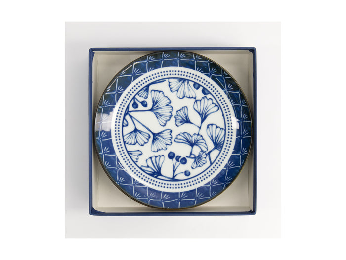 Tokyo Design Studio Flora Japonica Plate 4pc Giftset - 16cm Mixed - Gift Boxed - Made In Japan