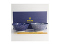 Tokyo Design Studio Nippon Blue Tayo Bowls & Chopsticks 2pc Giftset - Dot Wave - Gift Boxed - Made In Japan