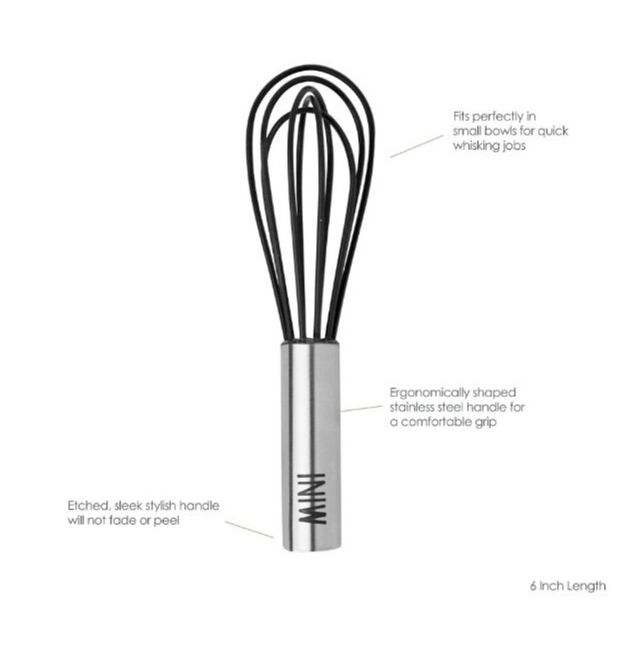 Tovolo | 6" Silicone Coated Stainless Steel Whisk