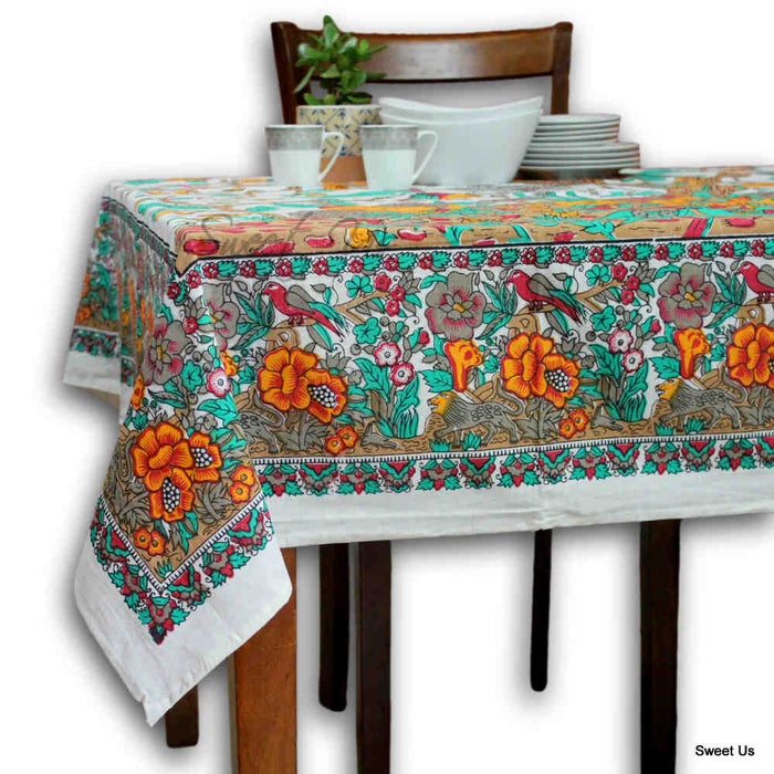 Tree of Life Cotton Tablecloth Square — Sandstone Orchard - Sweet Us