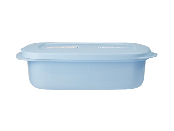 Tupperware Microwavable Rectangle Food Container 1L - Blue