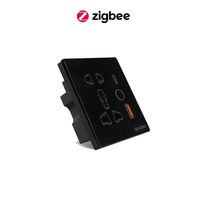 Universal Smart Socket+1USB+1 C Type