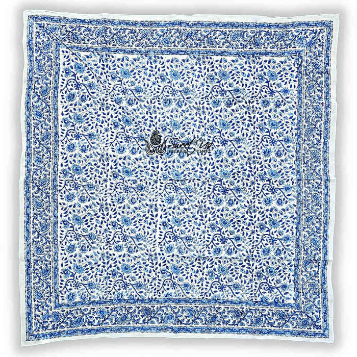Vervaine Lightweight Floral Cotton Scarf — Blueveil - Sweet Us