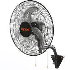 VEVOR 18 in WALL MOUNT FAN OSCILLATING, 3-SPEED HIGH VELOCITY