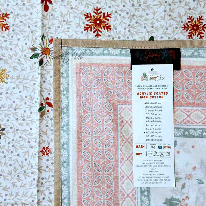 Village de Noël Spill-Resistant Tablecloth - Sweet Us