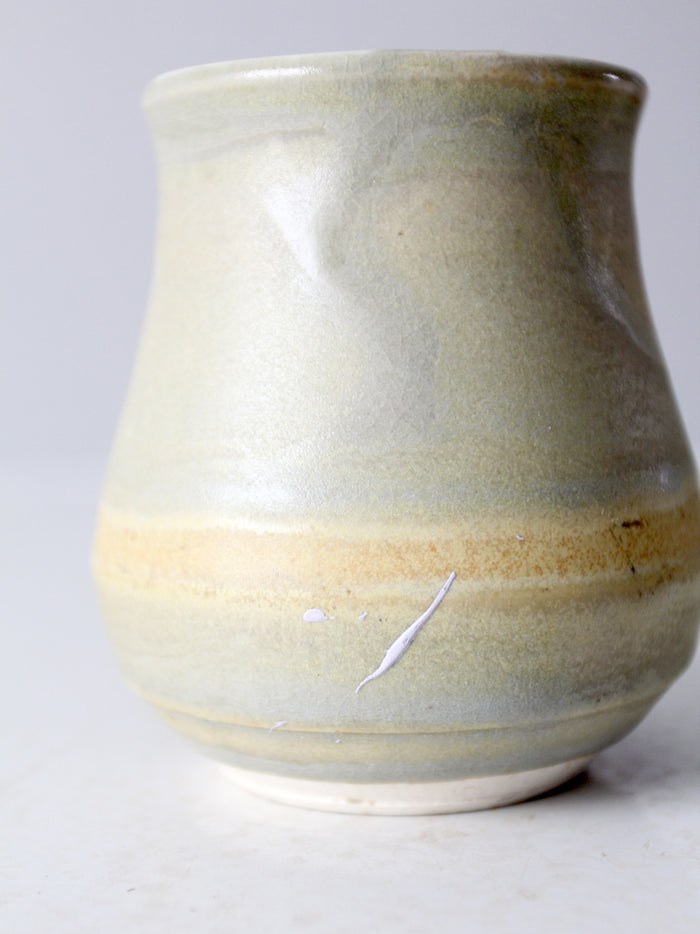 vintage studio pottery vase