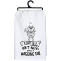 Wagging Tail Kitchen Towel - Premium Kitchen Towel from Primitives by Kathy - Just $8.95! Shop now at Pat's Monograms