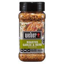 WEBER ROASTED GARLIC & HERB SEASONING 7.75 OZ #ROCK VALUE-ORDER BY  TUESDAY EVENING OCT 27 ARRIVING NOV 04  FOR DELIVERY#