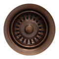 Whitehaus 3 1/2'' Antique Copper Waste Disposer Trim for Fireclay Sinks WH200 - Annie & Oak