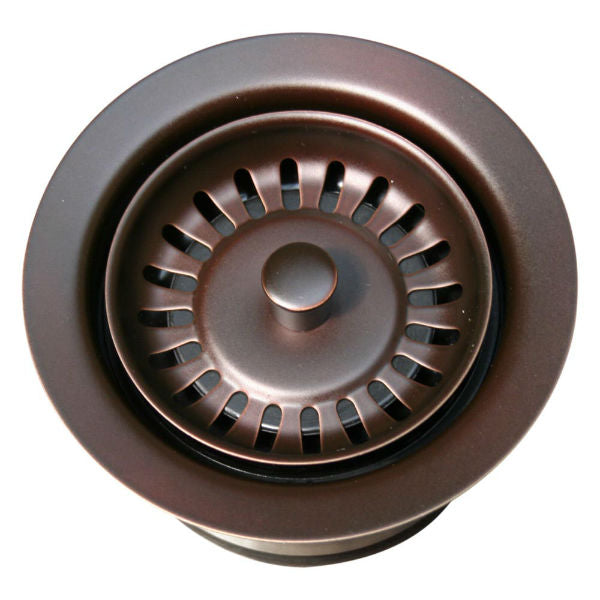 Whitehaus 3 1/2'' Mahogany Bronze Waste Disposer Trim for Fireclay Sinks WH200 - Annie & Oak