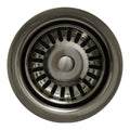 Whitehaus 3 ½” Brushed Nickel Waste Disposer Trim for Deep Fireclay Sinks WH202 - Annie & Oak