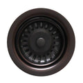 Whitehaus 3 ½” Oil Rubbed Bronze Disposer Trim for Deep Fireclay Sinks WH202 - Annie & Oak