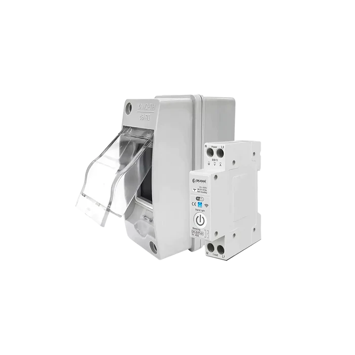 Okasha Smart WiFi Smart Power Switch 40A (IP-65 Waterproof Box)
