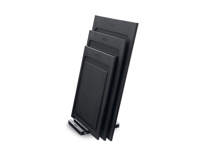 Woll Cut & Serve Board Black - 25x19x0.7cm